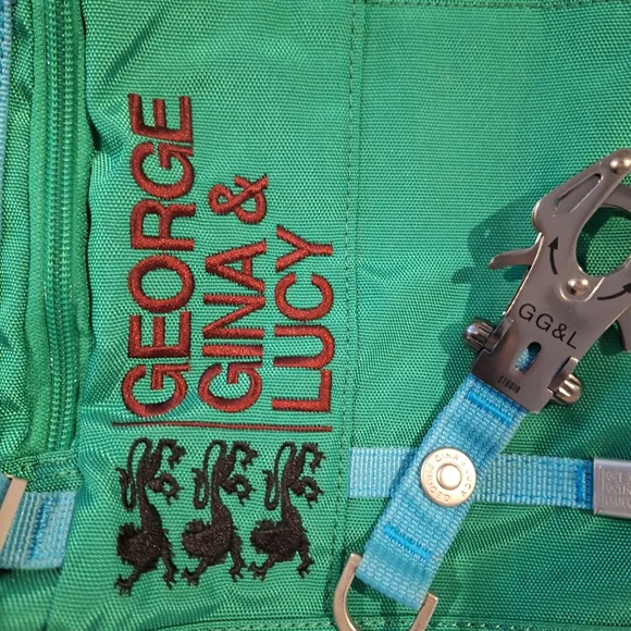 George Gina Lucy junior postman Green/blue Crossbody Bag - Picture 3 of 7